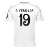 Camiseta de fútbol Real Madrid D. Ceballos 19 Primera Equipación 2024-25 - Hombre